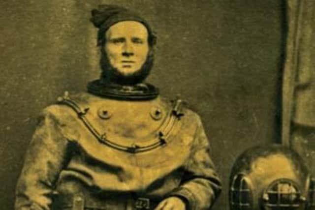 Victorian diver and saver of many lives; Sunderland's Harry Watts.