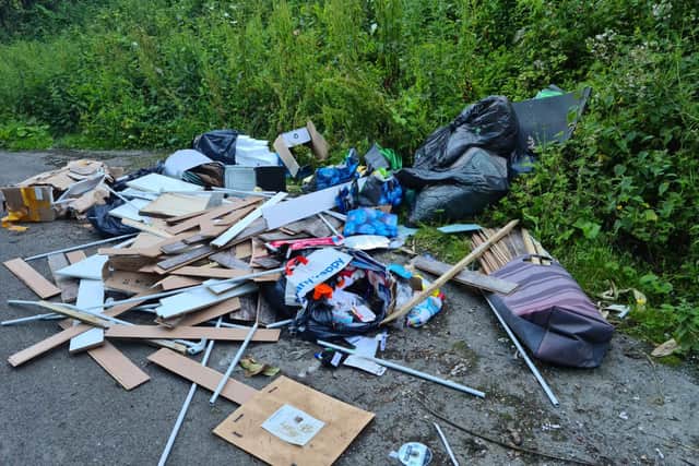 This rubbish was flytipped on Pottery Lane, South Hylton on the night of Friday, July 10.