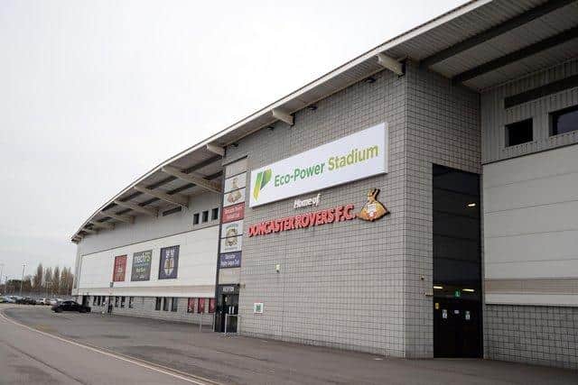 The Eco-Power Stadium in Doncaster.