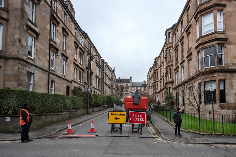 Cowan Street closed for filming
