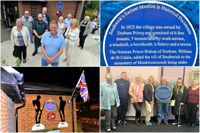 A blue plaque heritage trail is forming in Southwick