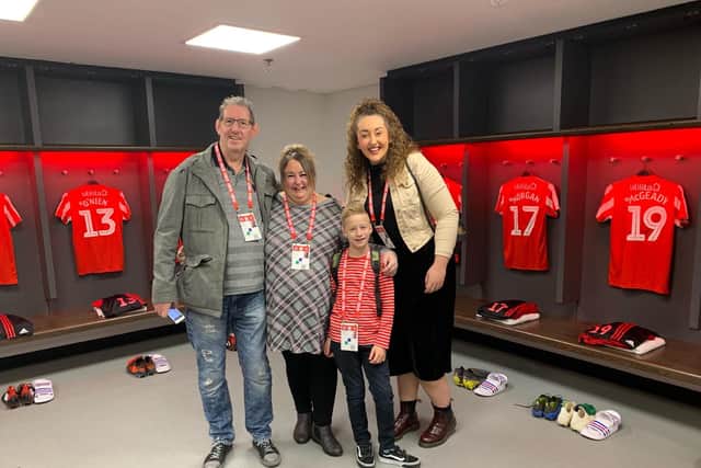 Sunderland super mum Sharon Howard was celebrated at Wembley last year