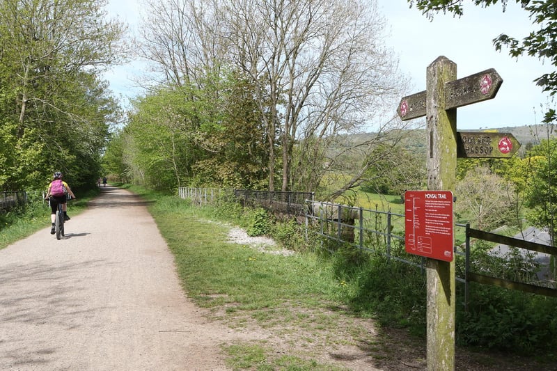 Enjoy stunning Derbyshire scenery and railway history on The Monsal Trail. The trail runs along the former Midland Railway line for 8.5 miles between Blackwell Mill and at Bakewell.