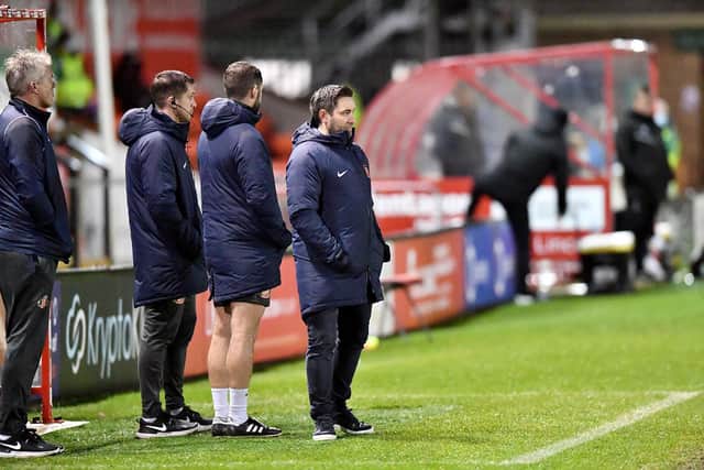 Sunderland head coach Lee Johnson.