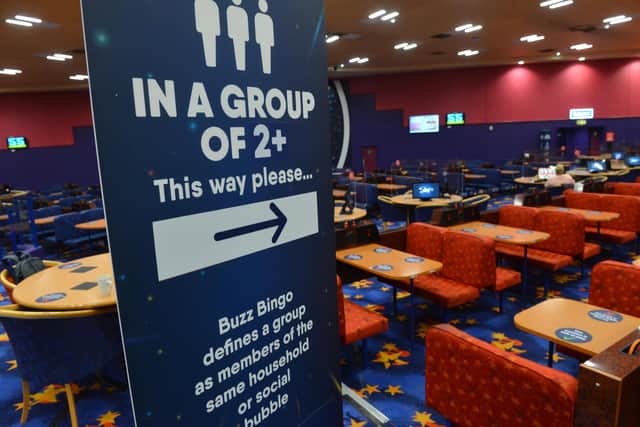 Inside Buzz Bingo, Pallion with new safety measures in place