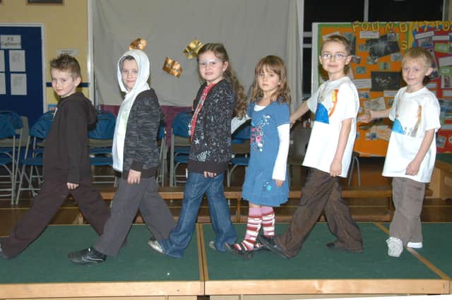 The school held a fashion show in conjunction with Asda 14 years ago. Was there someone you know on the catwalk?