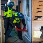 Photos captured by Northumbria Police during the week-long Operation Sceptre.