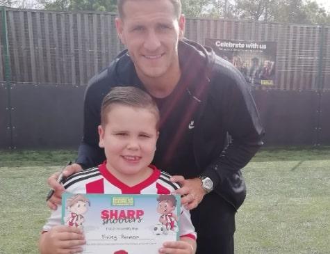 Katherine Farrell posted this photo of Billy Sharp on our Facebook page.