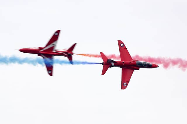 The Red Arrows perform at a previous Sunderland International Airshow. Picture: TOM BANKS