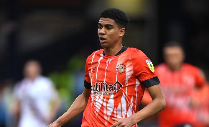 Following a loan move from Leeds in January, the 21-year-old has played regularly as a right wing-back for Luton.