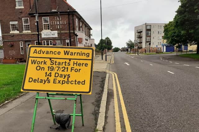 More roadworks will be in place at the bottom of Chester Road near the university.