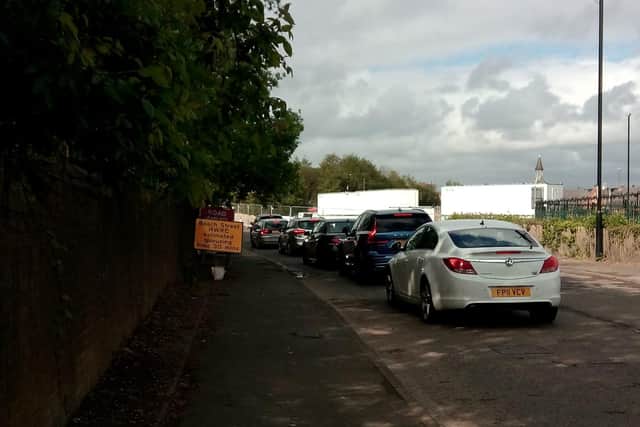 Residents had a short wait to get into the compound after Sunderland City Council introduced an appointment system.