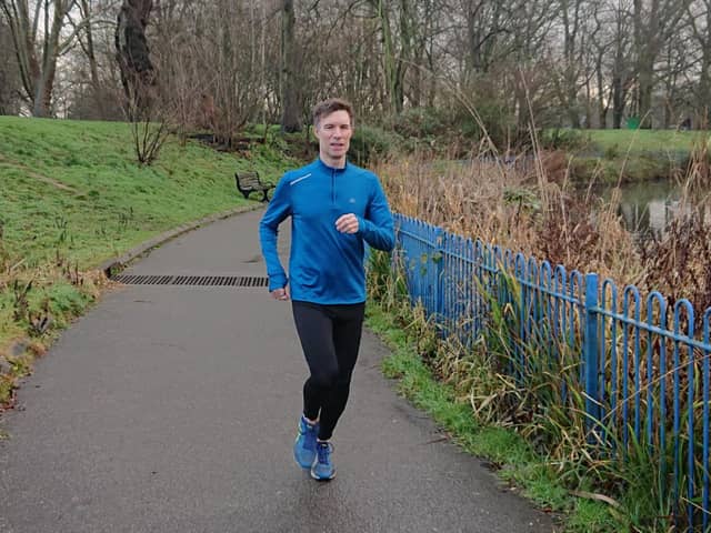 Roger Miller, originally from Sunderland, has thanked supporters for helping him smash his original charity running target before he even took a step.