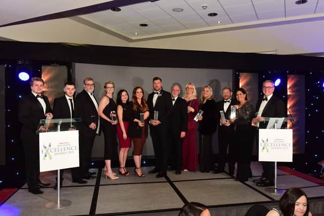 All of the winners at the Sunderland Echo Business Excellence Awards.