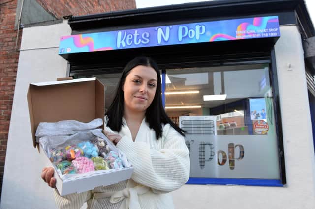 Kets 'N' Pop shop owner Catherine Forsyth is offering a sweet box for a reader competition