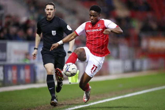 While the wideman has missed just one league game for Rotherham this season, he's yet to sign a new deal. The 24-year-old said negotiations were taking place at the end of last year.