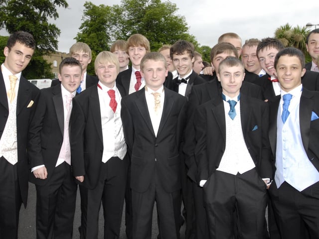 Looking stylish for a big day in 2009.