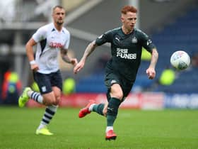 PRESTON, ENGLAND - JULY 27:  Jack Colback of Newcastle United during a pre-season friendly match between Preston North End and Newcastle United at Deepdale on July 27, 2019 in Preston, England. (Photo by Alex Livesey/Getty Images)
