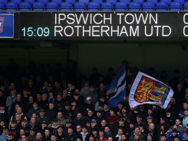 Average league attendance at Portman Road this season = 25,935