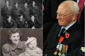 Tom Davidson whose son Peter survived a serious health scare while Tom was serving in the RAF.
