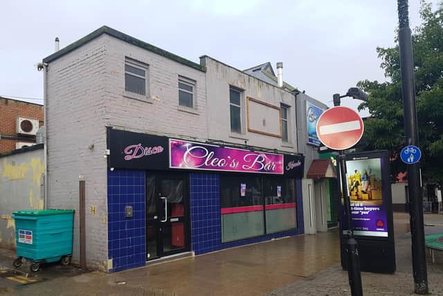 The Cleo's Bar site pictured in September 2022.