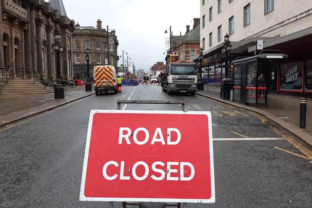 Borough Road has been fully closed to traffic