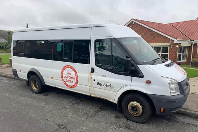 The stolen minibus is identical to the one pictured above