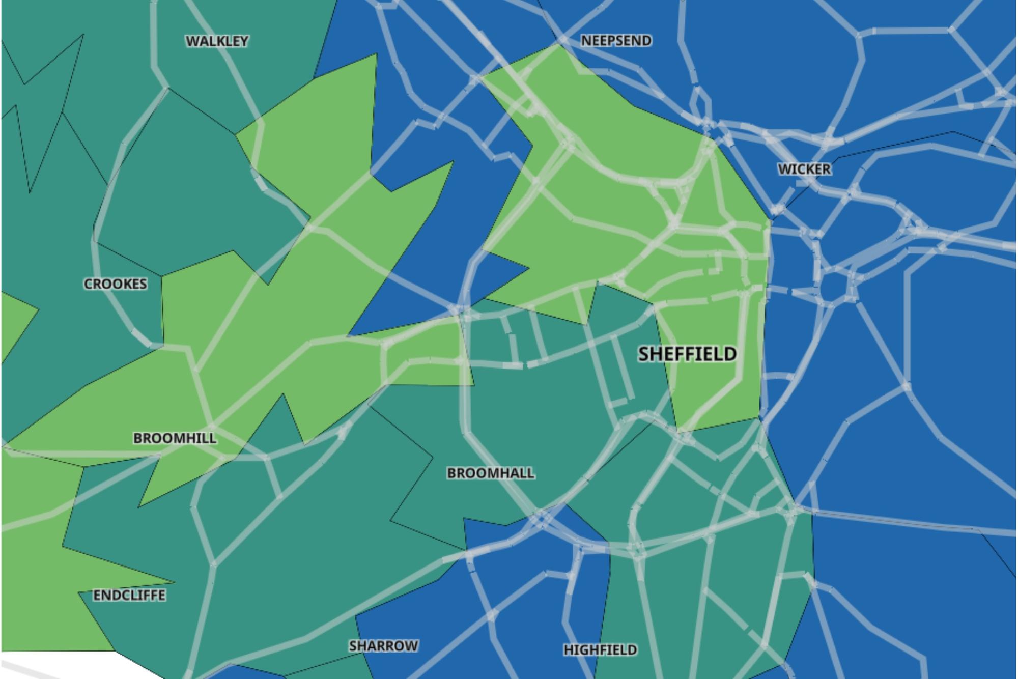 12 areas of Sheffield have recorded fewer than three cases of Covid in the last week.