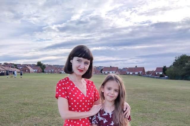 Vikki and daughter.