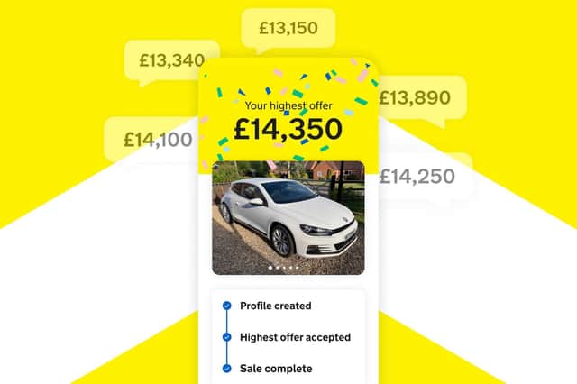 With Motorway, you can sell your car from the comfort of your phone, and enjoy free home collection on a day that suits you. Picture – supplied