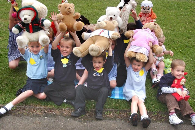 A Teddy Bear's picnic at the school 15 years ago. Recognise anyone?