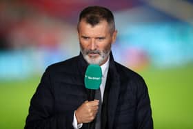 Roy Keane looks on following the international friendly match between England and Wales at Wembley Stadium on October 8, 2020 in London, England.