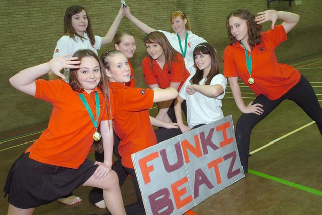 Pupils from Oxclose School formed a street dance group called Funki Beatz in 2008. They came 4th in a national competition. Who do you recognise in the group?