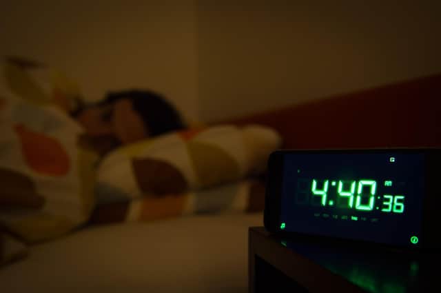 Getting a good night's sleep can help ease stress levels.