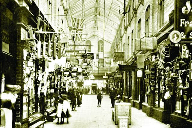 The arcade which is featured in the new book.