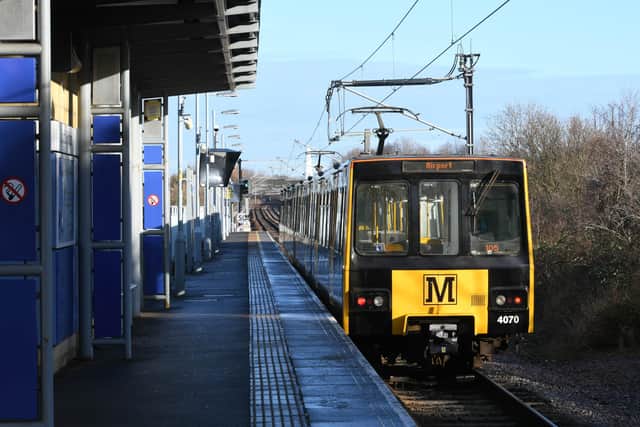 There are currently no Metros running in either direction between South Hylton and St Peter's. Picture by Kevin Brady.
