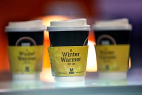 Metro passengers will be able to enjoy a free hot drink at some stations during December.