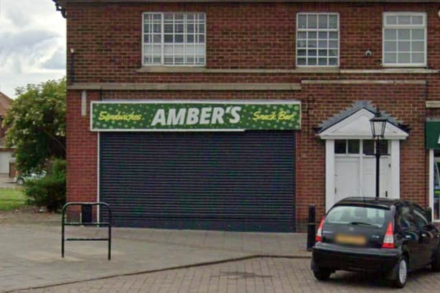 Amber's Sandwich Bar was rated zero hygiene stars in its latest inspection.