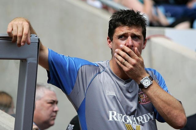 The former Sunderland striker will be remembered much more for what he did on the pitch or within the boardroom at the Stadium of Light than what he did in the dugout. The Irishman took charge of six games at the beginning of the 2006-07 campaign, winning just one, before bringing in Roy Keane as his replacement – which wasn’t a bad decision.   (Photo by Ben Radford/Getty Images)