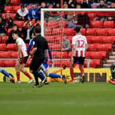 Mikael Mandron scores in the 96th minute at the Stadium of Light