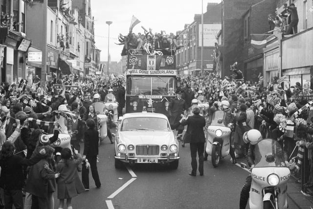 The FA Cup parade on Holmeside in 1973. Were you there?