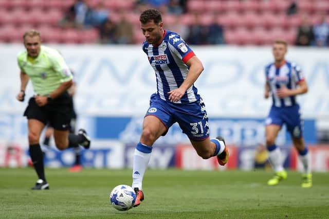 WIGAN, ENGLAND - AUGUST 13:  Yanic Wildschut of Wigan Athletic controls the ball during the Sky Bet Championship League match between Wigan Athletic and Blackburn Rovers at DW Stadium on August 13, 2016 in Wigan, England.  (Photo by Daniel Smith/Getty Images)