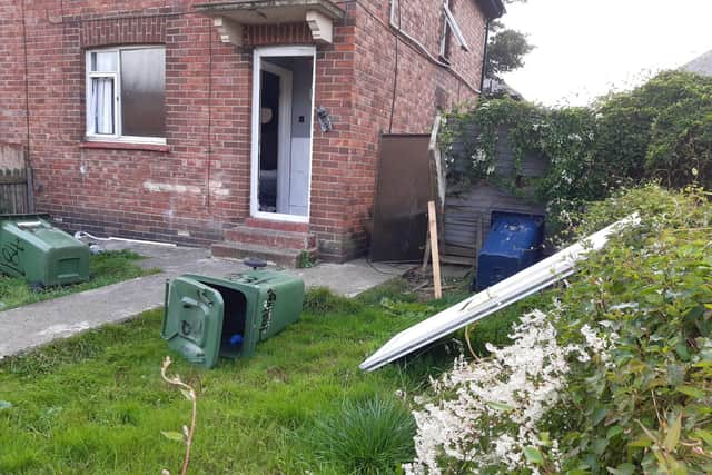 The incident happened at a house in Hasting Street.