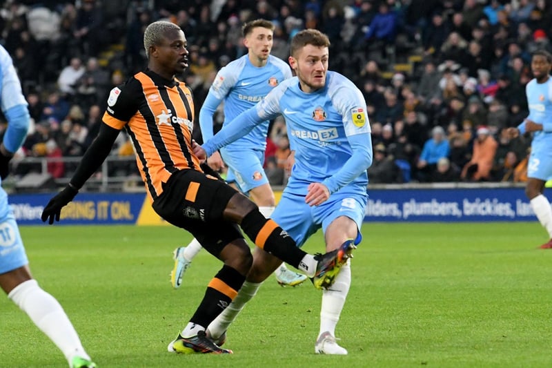 Embleton suffered a fractured ankle and significant ligament damage back in December which he has since had surgery for.
The attacking midfielder had to be stretchered off during The Black Cats’ 1-1 draw at Hull City and was subsequently sent off following a high tackle on Tigers’ midfielder Ryan Woods.