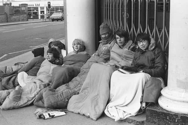These young fans were determined not to miss out on tickets to see Kate Bush in 1979.