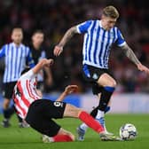 Josh Windass playing for Sheffield Wednesday against Sunderland. (Photo by Stu Forster/Getty Images)