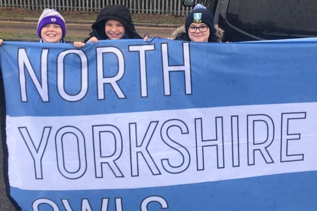 North Yorkshire Owls shared this photo on Twitter of 'North Yorkshire Owls youth' at Chelsea 'a few years ago'.