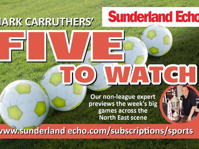 Mark Carruthers' Five to Watch.