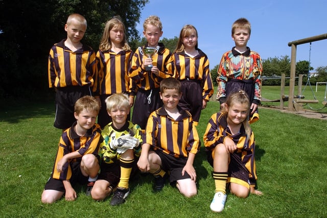 Meet the Fatfield Primary School Year 4 football tournament winners from 2003.