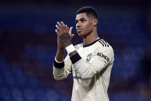 Manchester United's Marcus Rashford made a plea for the Government to extend its free school meal voucher scheme.